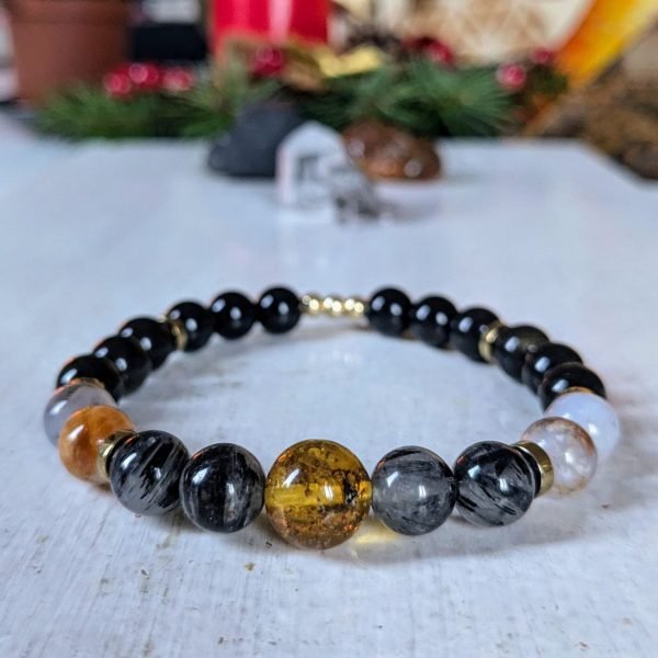 SOLSTIZIO D'INVERNO – bracciale in pietre