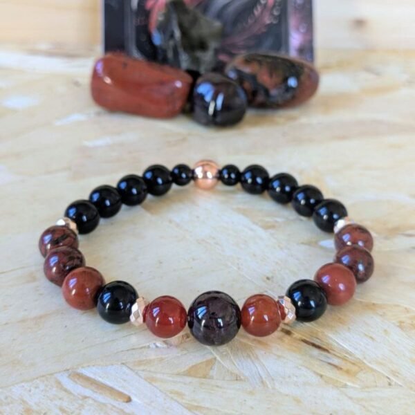 Phoenix_Rigenerazione - Bracciale in pietre