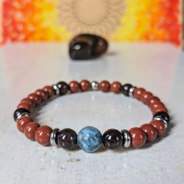 Scintilla di Fuoco – bracciale in pietre