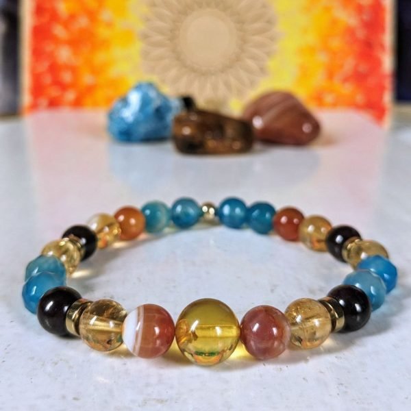 SOLSTIZIO D'ESTATE – bracciale in pietre